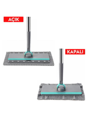SMARTER Premium Şip Şak Mop XXL Ekstra Ekstra Geniş Otomatik El Değmeden Tüm Bezlerle Uyumlu Temizlik Seti Paspas
