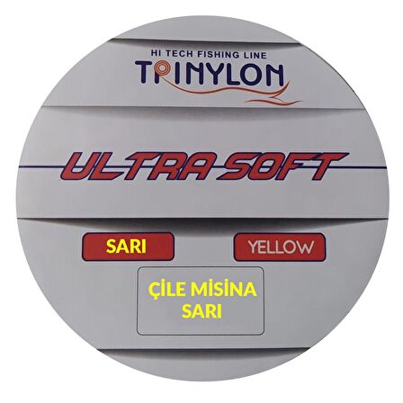 Trinylon 1Kg New Ultra Soft Çile Misina Sarı