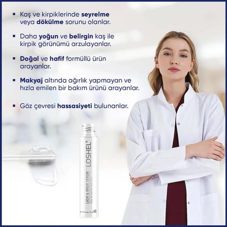 LOSHEL KAŞ KİRPİK SERUMU 5 ML LİPOZOMAL EFFECK