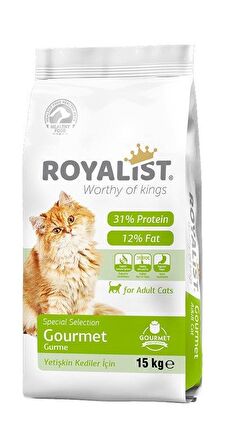 Royalist Premium Renkli Taneli Yetişkin Kedi Maması 15 Kg