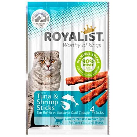 Royalist Ton Balıklı Karidesli Sticks Kedi Ödülü 4'lü 20 gr