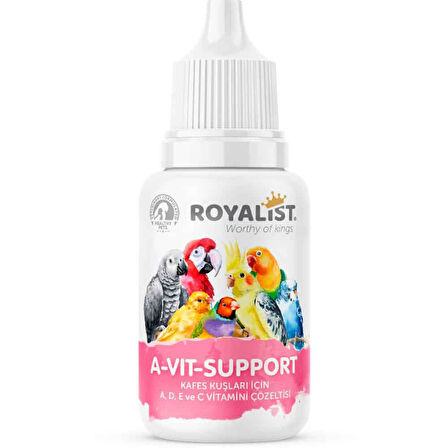 Royalist Kuşlar İçin A ve E Vitamini Desteği 30 Ml