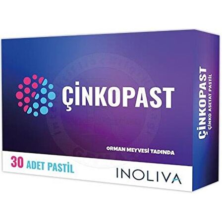 Lipozone Çinkopast 30 Pastil