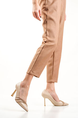 Lorisir Nude Kadın İnce Topuklu Stiletto