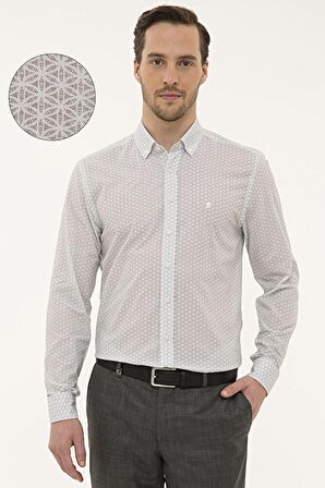  Detaylı  Slim Fit Gömlek