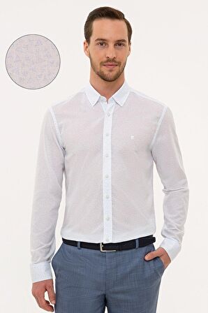 Erkek   Detaylı   Slim Fit Gömlek G021GL004.000.1113611
