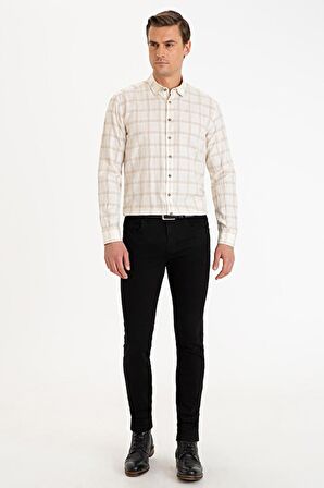 Pierre Cardin  Ecru Erkek Gömlek G021SZ004.000.997793