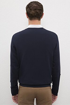 U.S. Polo Assn. Lacivert Erkek Kazak