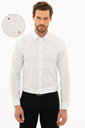 Beyaz Slim Fit Gömlek