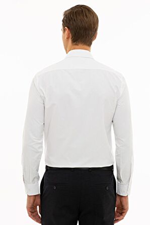  Slim Fit Armürlü Gömlek