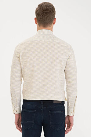 Sarı Regular Fit Gömlek