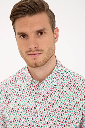 Lacivert Slim Fit Gömlek