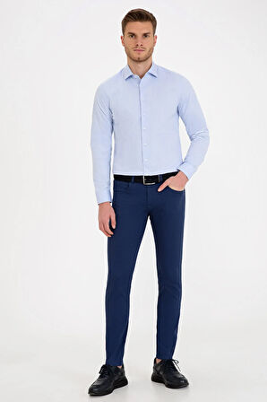 Açık Mavi Slim Fit Gömlek