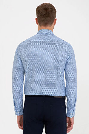 Lacivert Slim Fit Gömlek