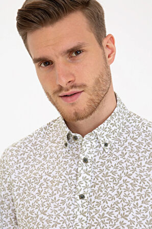 Haki Regular Fit Gömlek