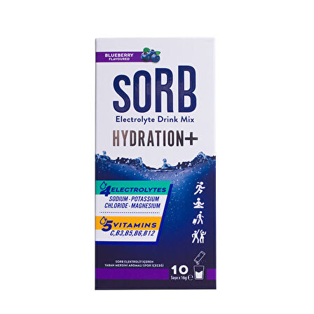 Sorb Electrolyte Drink Mix 16 Gr 10 Adet - LİMON MİSKET LİMONU