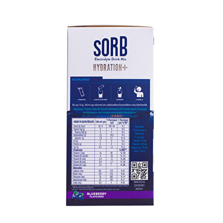 Sorb Electrolyte Drink Mix 16 Gr 10 Adet - LİMON MİSKET LİMONU
