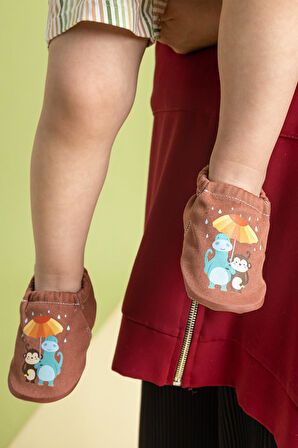 Umbrella Flower Hyper Toz Pembe Barefoot Akıllı Patik