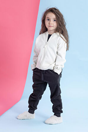 Furry Furry Kırık Beyaz Kürk Barefoot Patik (Hediye Seti)