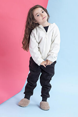 Furry Furry Bej Kürk Barefoot Patik (Hediye Seti)