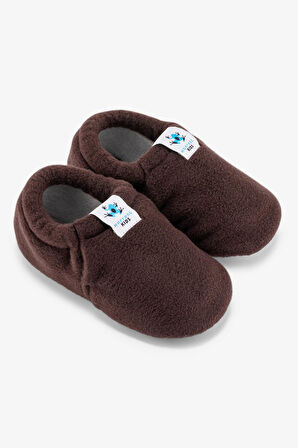 Polar Fleece Kahve Polar Barefoot Patik (Hediye Seti)