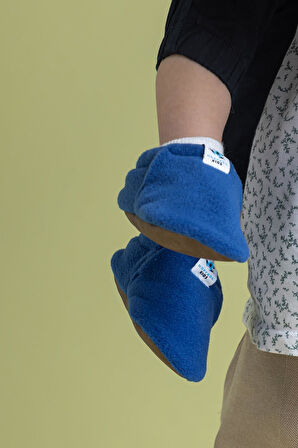 Polar Fleece Fuşya Polar Barefoot Patik (Hediye Seti)