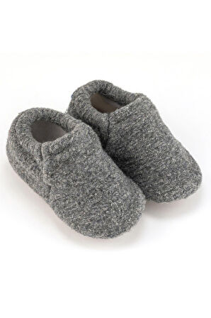 Recycled Woo Wooly Yünlü Gri Barefoot Patik (Hediye Seti)