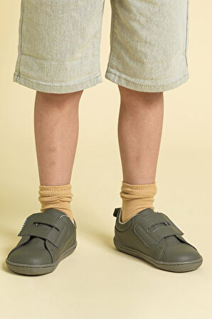 Smart Walker Casual Süper Mat Haki Barefoot Çocuk Ayakkabı