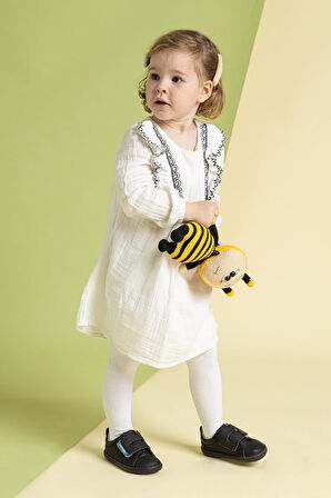 Smart Walker Casual Süper Mat Siyah Barefoot Çocuk Ayakkabı