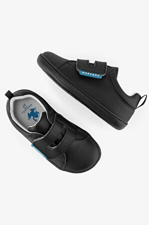 Smart Walker Casual Süper Mat Siyah Barefoot Çocuk Ayakkabı