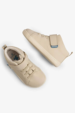 Smart Walker High Top Süper Mat Bej Barefoot Çocuk Bot