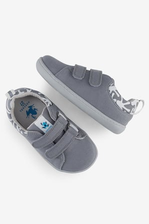 smart walker canvas play eco gri barefoot çocuk ayakkabı