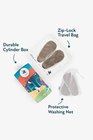 Friendly Hyper Sıcak Gri Barefoot Akıllı Patik