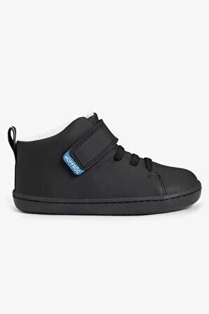 Smart Walker High Top Süper Mat Siyah Barefoot Çocuk Bot