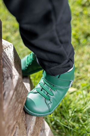 Smart Walker High Top Süper Mat Siyah Barefoot Çocuk Bot