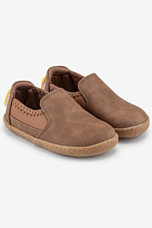 Smart Walker Slip-On #Tags Kahverengi Meşe Barefoot Işıklı Çocuk Ayakkabı