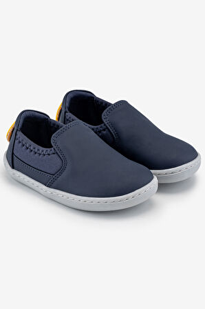 Smart Walker Slip-On #Tags Süper Mat Lacivert Barefoot Işıklı Çocuk Ayakkabı