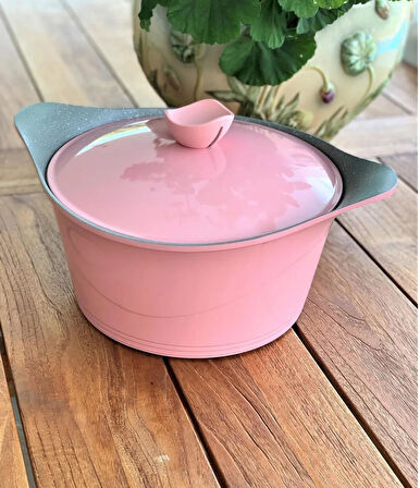 Sinbo Sp-1003-24 Pembe Granit 24 Cm Döküm Tencere