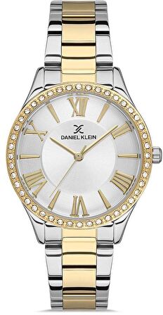 DANIEL KLEIN DK102-DKE.1.10290-5 ALTIN KAPLAMA TAŞLI KADIN KOL SAATİ