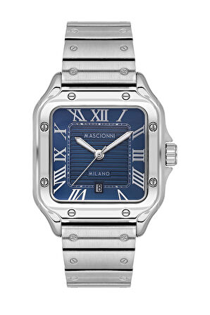 Mascionni Gümüş Çelik Kordon Erkek Kol Saati LM.1.1287.3