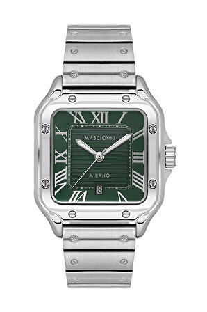 Mascionni Gümüş Çelik Kordon Erkek Kol Saati LM.1.1287.4