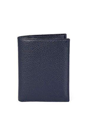 Daniel Klein DKL1344-2 Geniş Hacimli Gerçek Deriden Üretilme Lacivert Erkek Cüzdan&Kartlık