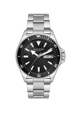 Mascionni Gümüş Çelik Kordon Erkek Kol Saati LM.1.2400.01