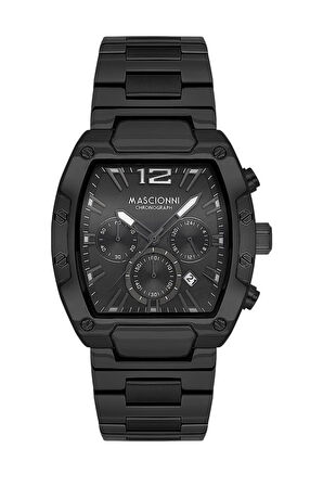 Mascionni M.1.2292.5 Fonksiyonlar Aktif Chronograph Siyah Erkek Kol Saati