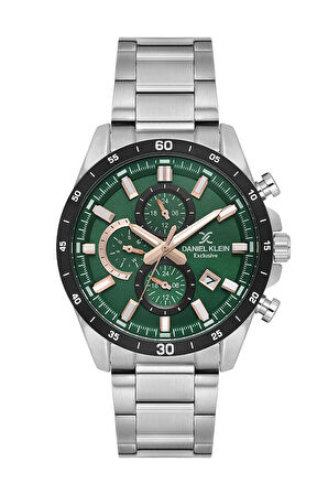 Daniel Klein DK.3.10014-5 Exclusive Tüm Fonksiyonları Aktif Çelik Kordon Çelik Kasa 5 ATM Suya Dayanıklı Metalik Renk Erkek Kol Saati