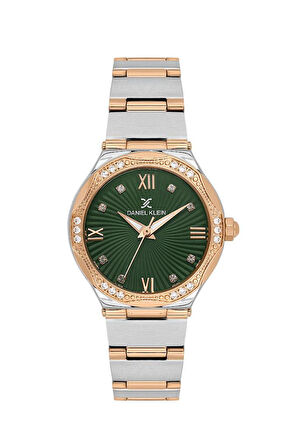 Daniel Klein DK.3.10045-6 Taşlı Tasarım 3 ATM Suya Dayanıklı Rose-Metal Kadın Kol Saati
