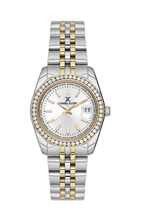 DANIEL KLEIN DK102-DK.1.13589-5 ALTIN KAPLAMA TAŞLI KADIN KOL SAATİ