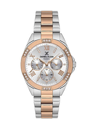 Daniel Klein DK.1.13607-5 Fonksiyonlar Aktif Metal-Rose Kadın Kol Saati