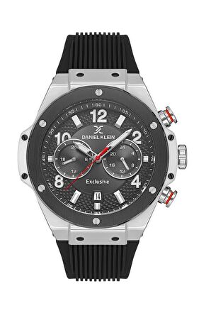DANIEL KLEIN DK103-DK.1.13615-1 SİYAH SİLİKON KORDON ERKEK KOL SAATİ