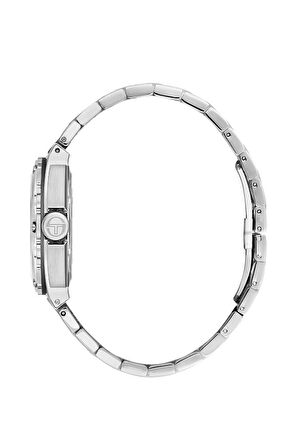 Sergio Tacchini ST.1.10437-1 Fonksiyonlar Aktif Çelik Kordon Suya Dayanıklı Metalik Renk Erkek Kol Saati